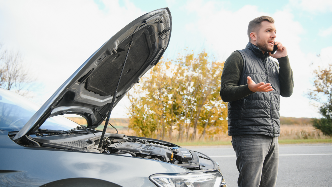 car breaks down with warranty coverage